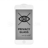 Захисне скло Privacy для Apple iPhone 6, 6s white - купити за 200.00 грн у Києві, Україні