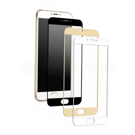 Защитное стекло Silk Screen для Meizu M8C white