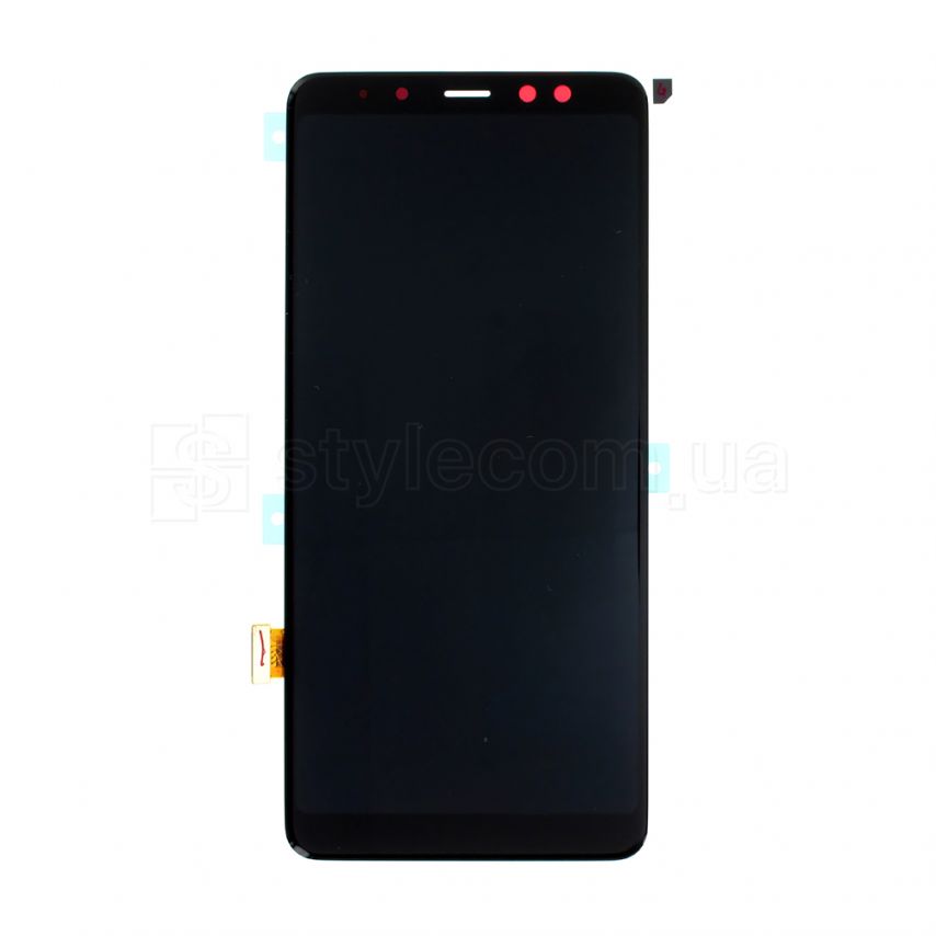 Дисплей (LCD) для Samsung Galaxy A8 Plus/A730 (2018) з тачскріном black Service Original (PN:GH97-21534A)