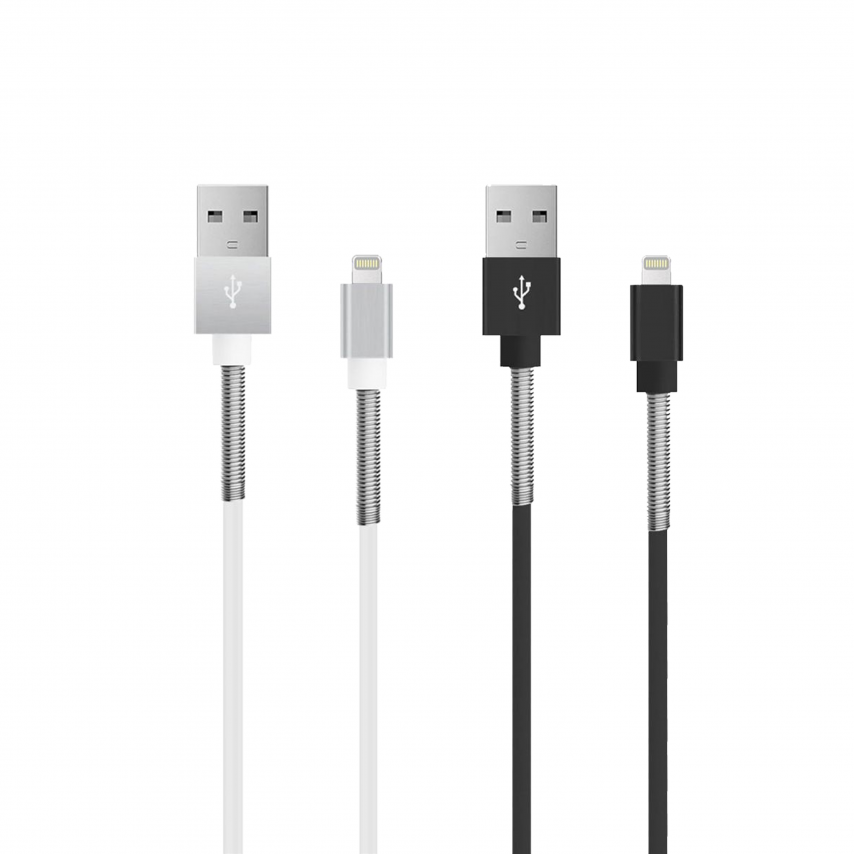 Кабель USB WALKER C720 Lightning black