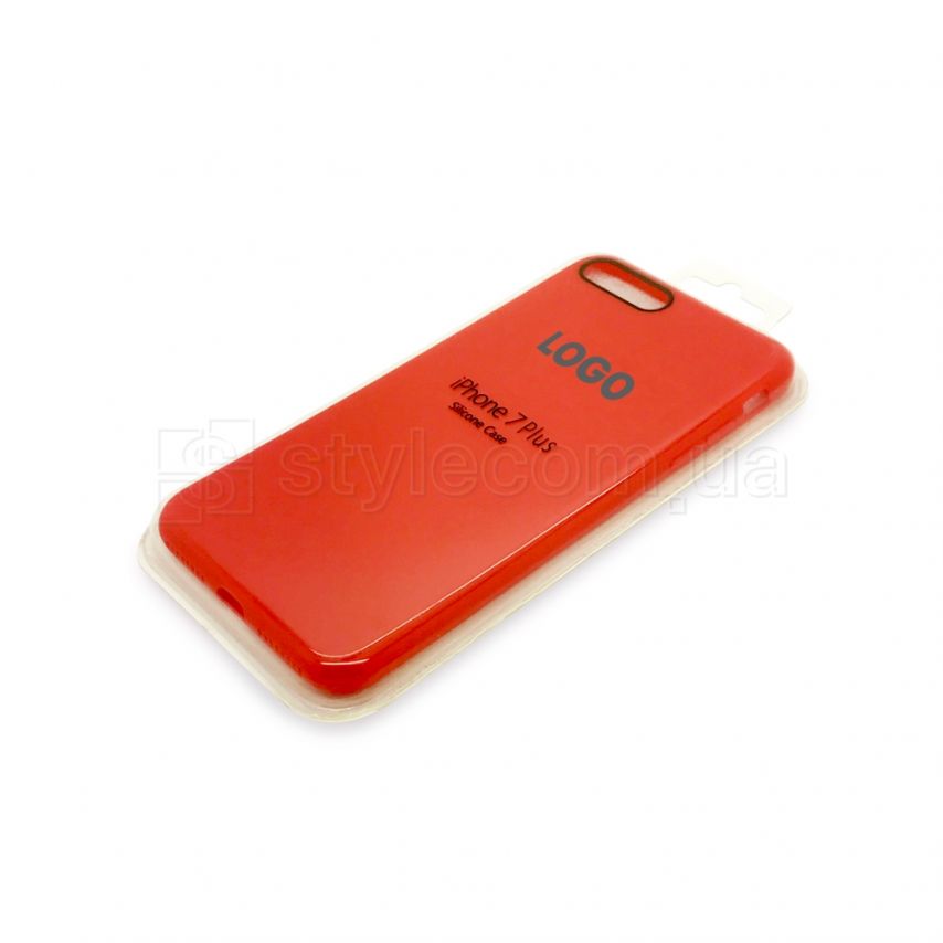 Чохол силіконовий Replica для Apple iPhone 7 Plus, 8 Plus red