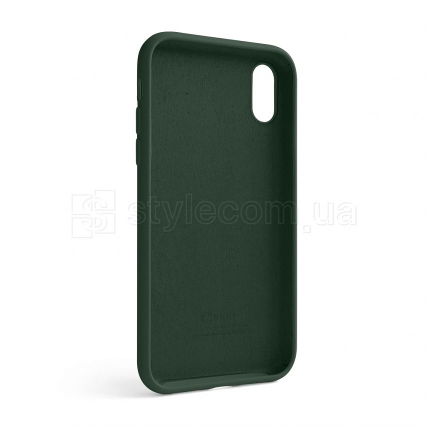 Чехол Full Silicone Case для Apple iPhone Xr atrovirens green (54)