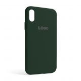 Чехол Full Silicone Case для Apple iPhone Xr atrovirens green (54)