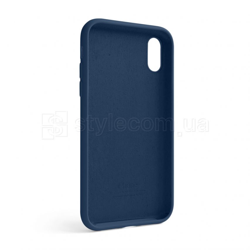 Чехол Full Silicone Case для Apple iPhone Xr blue cobalt (36)