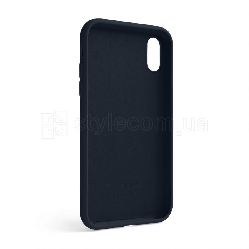 Чехол Full Silicone Case для Apple iPhone Xr dark blue (08)