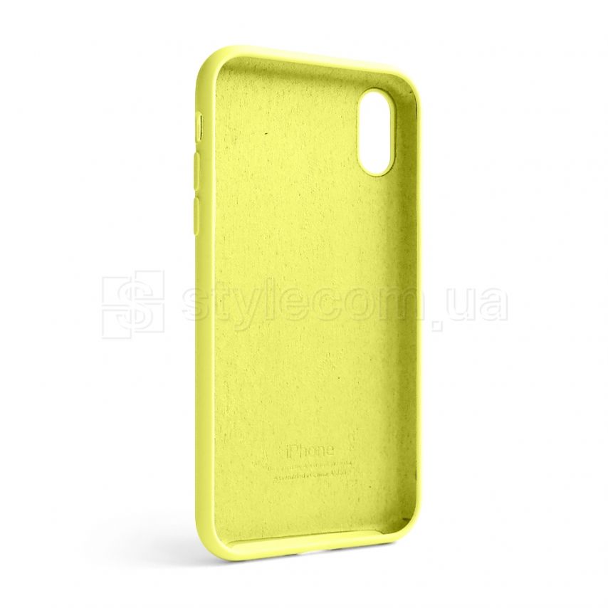 Чехол Full Silicone Case для Apple iPhone Xr flash lime (41)