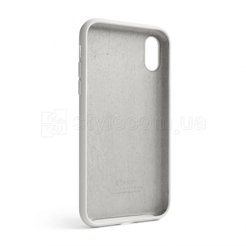 Чехол Full Silicone Case для Apple iPhone Xr stone grey (11)