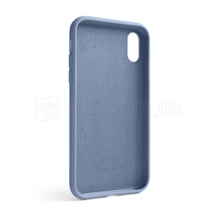 Чехол Full Silicone Case для Apple iPhone Xr lavander grey (28)
