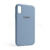 Чехол Full Silicone Case для Apple iPhone Xr light blue (05)