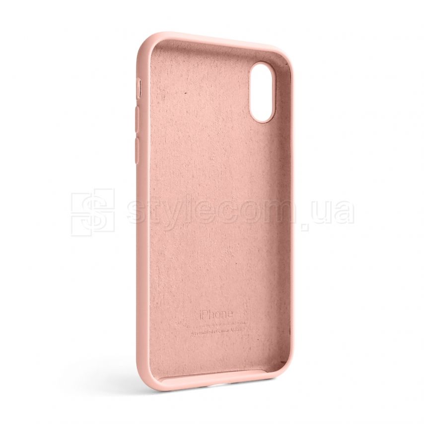 Чехол Full Silicone Case для Apple iPhone Xr light pink (12)