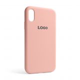 Чохол Full Silicone Case для Apple iPhone Xr light pink (12)