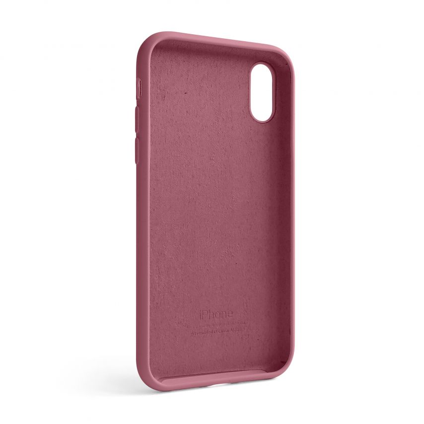 Чехол Full Silicone Case для Apple iPhone Xr maroon (42)