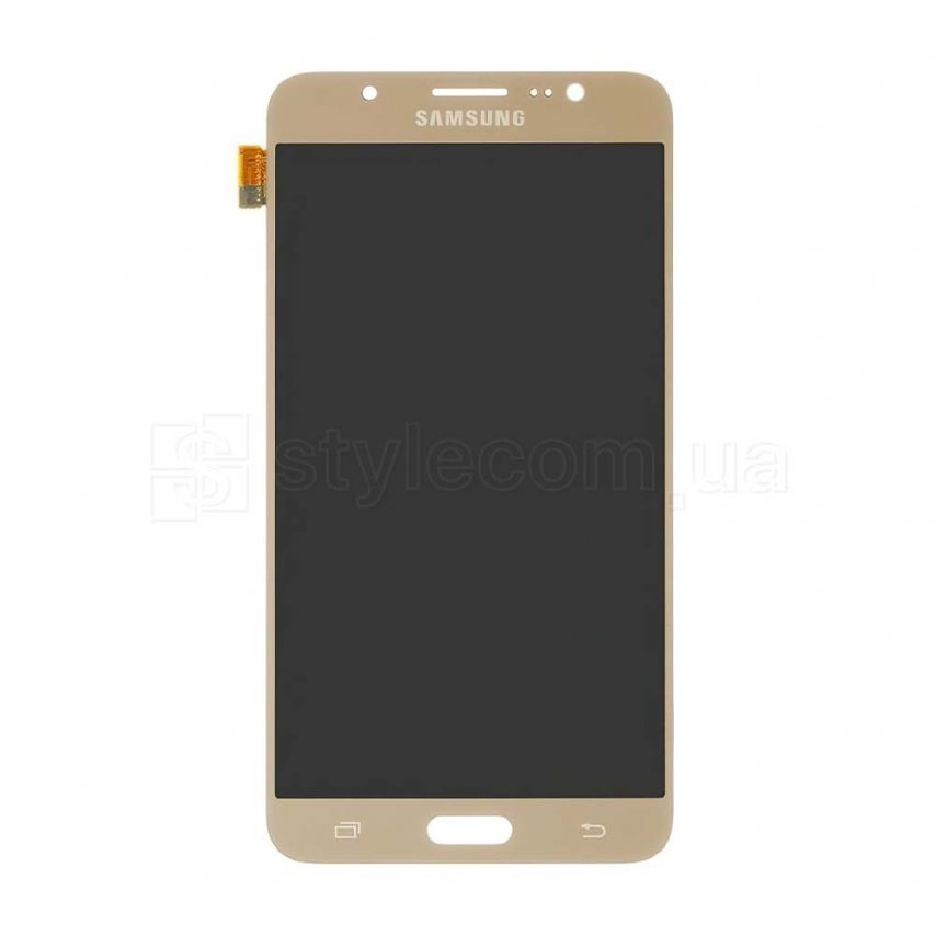 Дисплей (LCD) для Samsung Galaxy J7/J710 (2016) с тачскрином gold (Oled) Original Quality