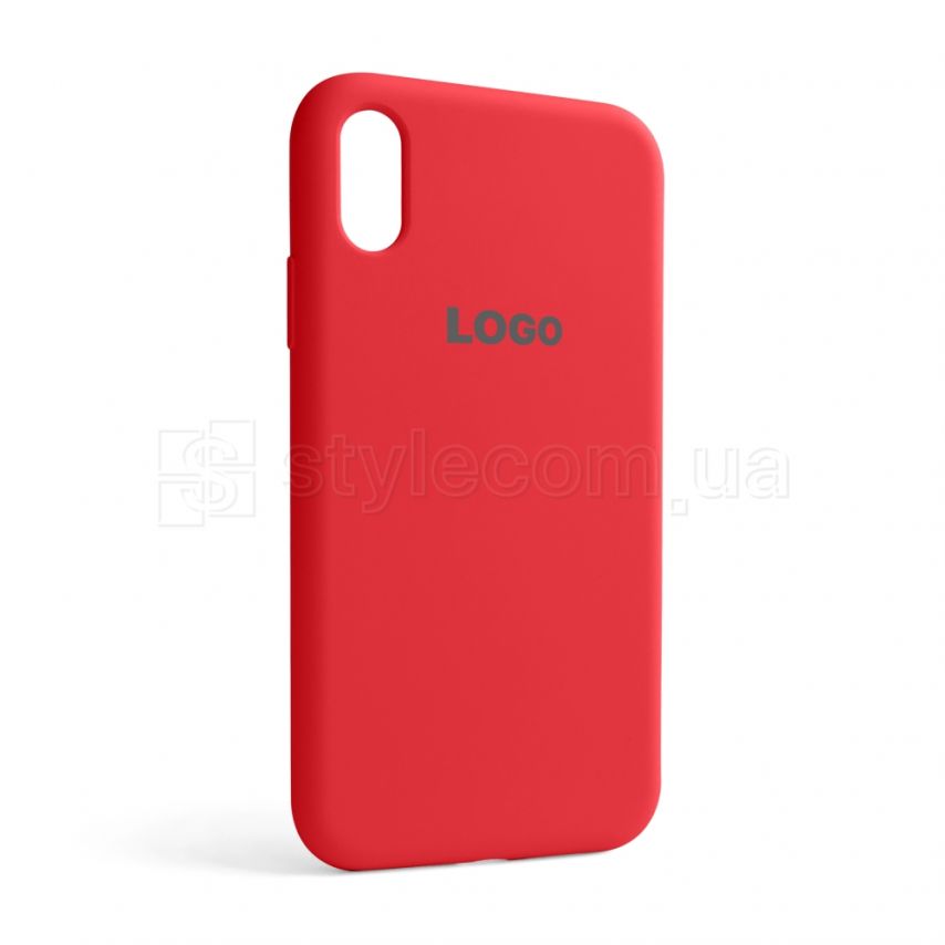 Чохол Full Silicone Case для Apple iPhone Xr red (14)