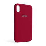 Чохол Full Silicone Case для Apple iPhone Xr rose red (37)