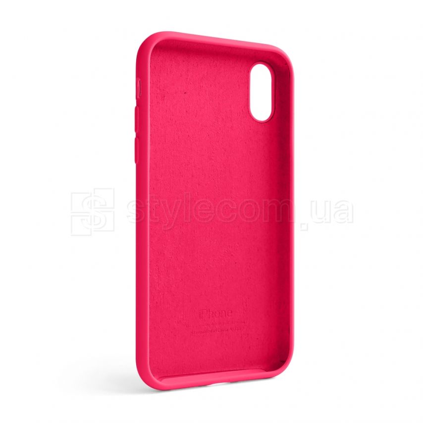 Чехол Full Silicone Case для Apple iPhone Xr shiny pink (38)