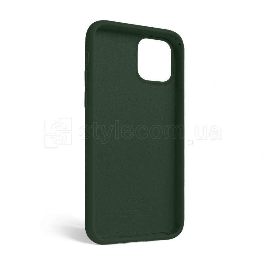 Чехол Full Silicone Case для Apple iPhone 12, 12 Pro atrovirens green (54)