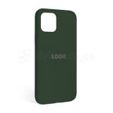Чехол Full Silicone Case для Apple iPhone 12, 12 Pro atrovirens green (54)