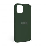 Чохол Full Silicone Case для Apple iPhone 12, 12 Pro atrovirens green (54)
