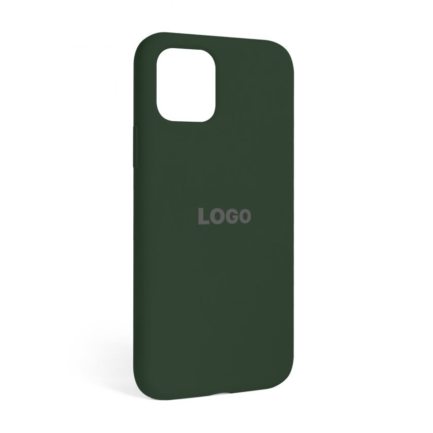 Чохол Full Silicone Case для Apple iPhone 12, 12 Pro atrovirens green (54)