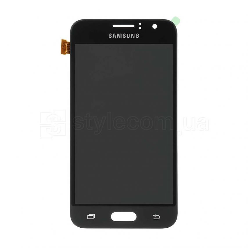 Дисплей (LCD) для Samsung Galaxy J1/J120 (2016) з тачскріном black/grey (TFT) High Quality