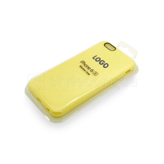 Чехол силиконовый Replica для Apple iPhone 6, 6s yellow