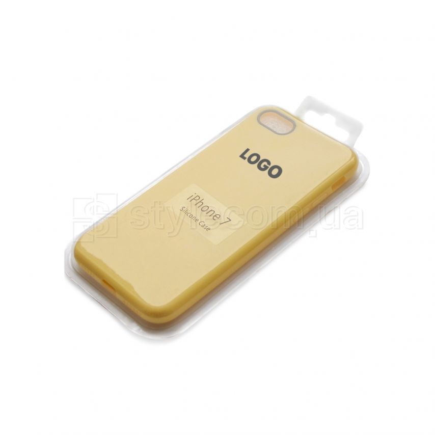 Чохол силіконовий Replica для Apple iPhone 7, 8, SE 2020 yellow