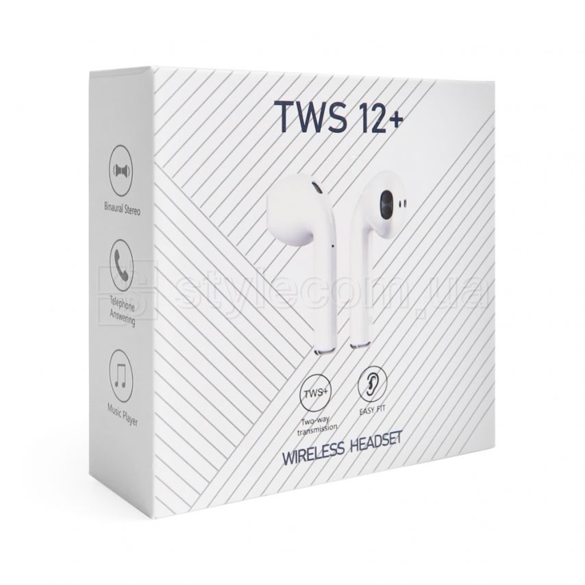 Наушники Bluetooth TWS 12 Plus white