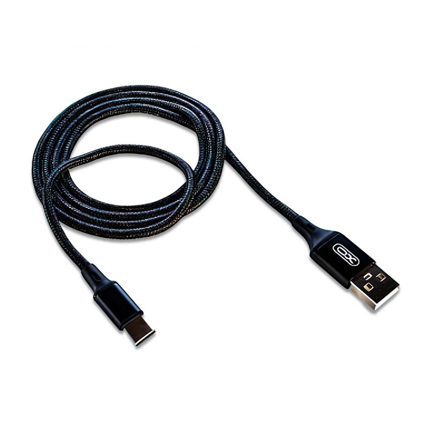 Кабель USB XO NB143 Type-C 2.1A 2м black