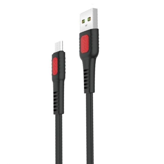 Кабель USB XO NB151 Micro 2.4A black