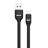 Кабель USB XO NB150 Type-C 2.4A black - купити за 147.24 грн у Києві, Україні