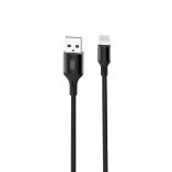 Кабель USB XO NB143 Lightning 2.1A black - купить за 115.50 грн в Киеве, Украине