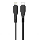 Кабель USB XO NB123 Type-C to Lightning PD Quick Charge 2A black - купити за 106.86 грн у Києві, Україні