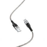 Кабель USB XO NB158 Lightning 2.4A grey - купить за 103.48 грн в Киеве, Украине