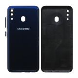Корпус для Samsung Galaxy M20/M205 (2019) со стеклом камеры blue High Quality