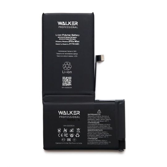 Аккумулятор WALKER Professional для Apple iPhone XS Max (3180 mAh) - купить за {{product_price}} грн в Киеве, Украине