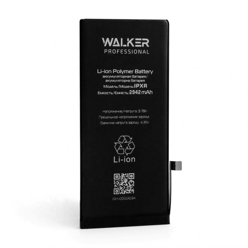Аккумулятор WALKER Professional для Apple iPhone Xr (2942mAh)