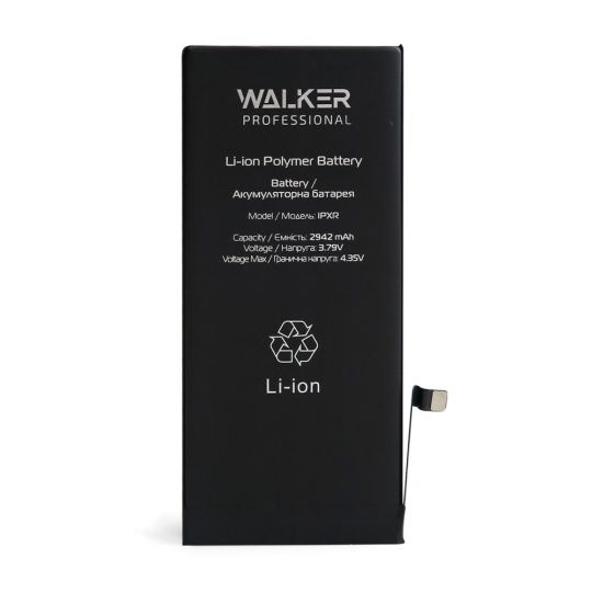 Акумулятор WALKER Professional для Apple iPhone Xr (2942mAh)