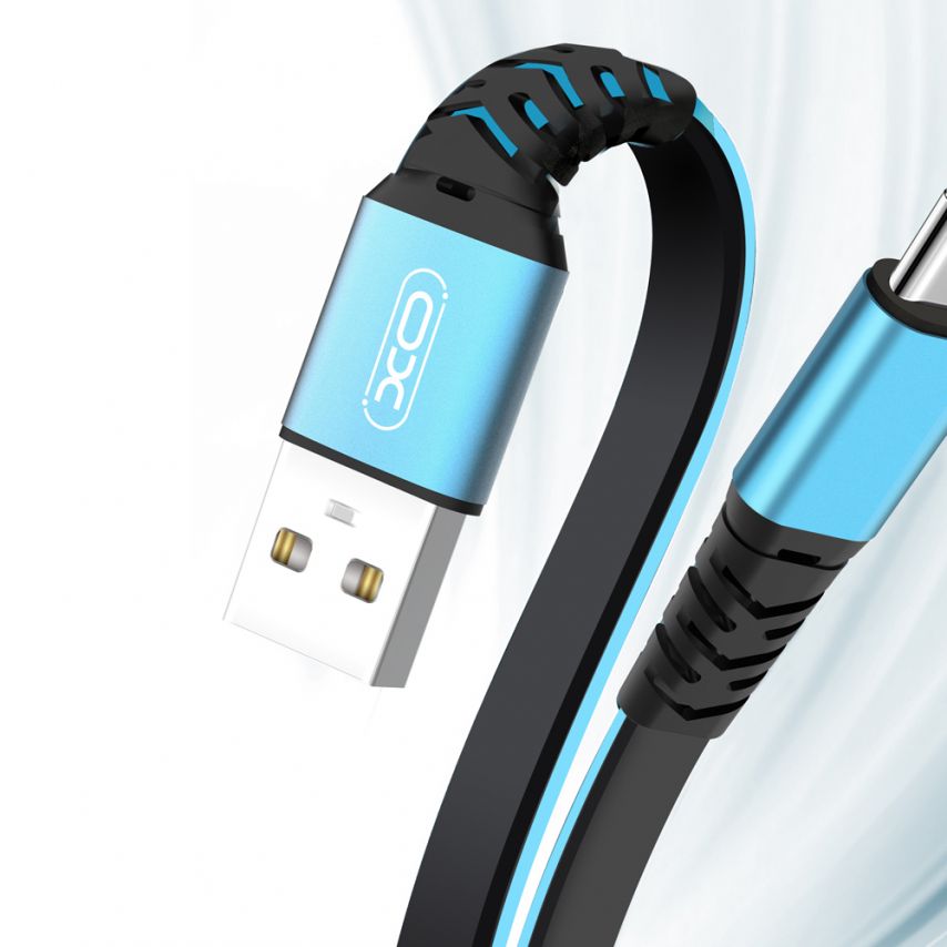 Кабель USB XO NB154 Micro 2A blue
