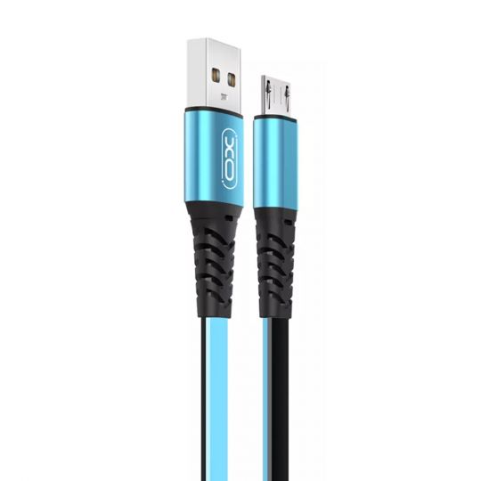 Кабель USB XO NB154 Micro 2A blue