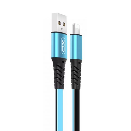 Кабель USB XO NB154 Lightning 2A blue
