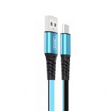 Кабель USB XO NB154 Type-C 2A blue - купить за 128.00 грн в Киеве, Украине