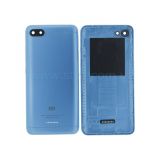 Корпус для Xiaomi Redmi 6A со стеклом камеры blue High Quality