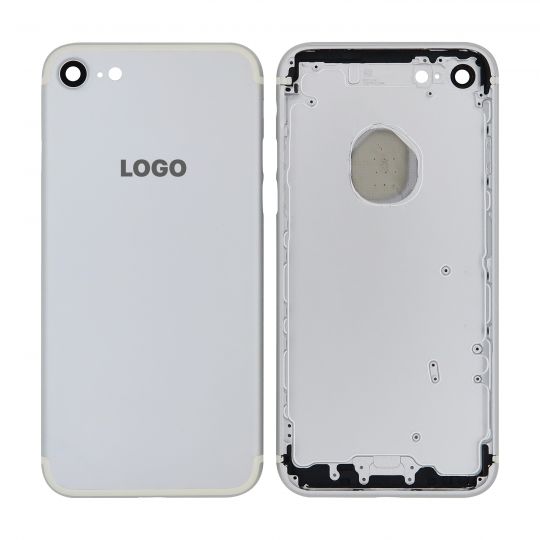 Корпус для Apple iPhone 7 silver (с держателем SIM-карты и боковыми кнопками) Original Quality