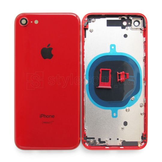 Корпус для Apple iPhone 8 red Original Quality