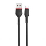 Кабель USB XO NB-P171 Micro 2.4A black - купити за 75.60 грн у Києві, Україні
