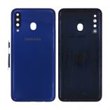 Корпус для Samsung Galaxy M30/M305 (2019) со стеклом камеры blue High Quality - купить за 188.00 грн в Киеве, Украине