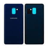 Задняя крышка для Samsung Galaxy A8 Plus/A730 (2018) blue High Quality