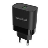 Сетевое зарядное устройство (адаптер) WALKER WH-35 QC3.0 1USB / 3A / 15W black - купить за 243.00 грн в Киеве, Украине