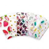 Чохол силіконовий Juicy Print для Apple iPhone 5, 5s, 5SE (Полуничка) прозорий